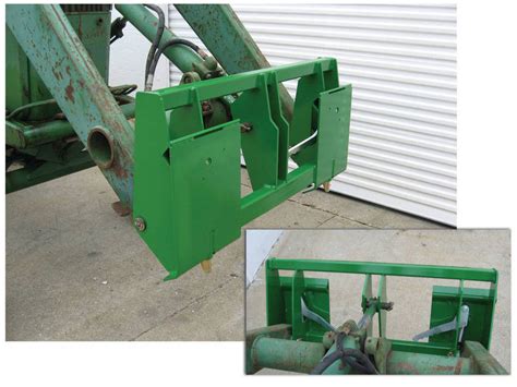 john deere 245 loader to skid steer adapter|john deere 245 pallet adapter.